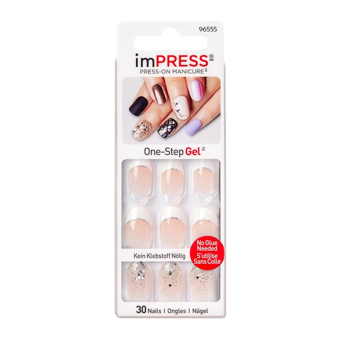 

Твердый лак Kiss imPRESS Manicure Accents BIPN013 «Миллениум», длина короткая