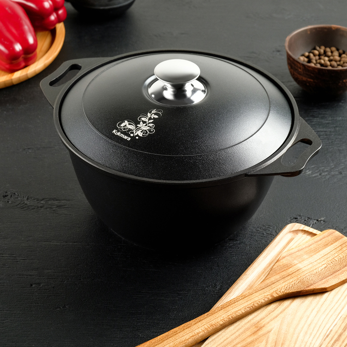 Кастрюля 3 л "Традиция", алюминиевая крышка