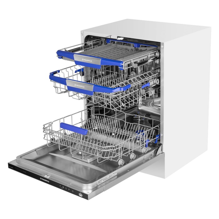 Посудомоечная машина MAUNFELD MLP-12IMROI, c инвертором, 14 комплектов, 8 программ