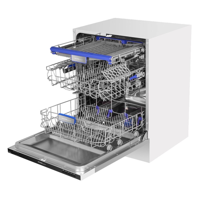 Посудомоечная машина HOMSair DW67M, класс А++, 14 комплектов, 6 программ встраиваемая посудомоечная машина homsair dw67m