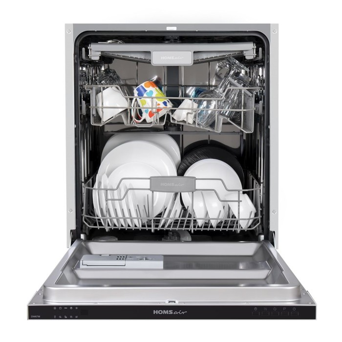 Посудомоечная машина HOMSair DW67M, класс А++, 14 комплектов, 6 программ