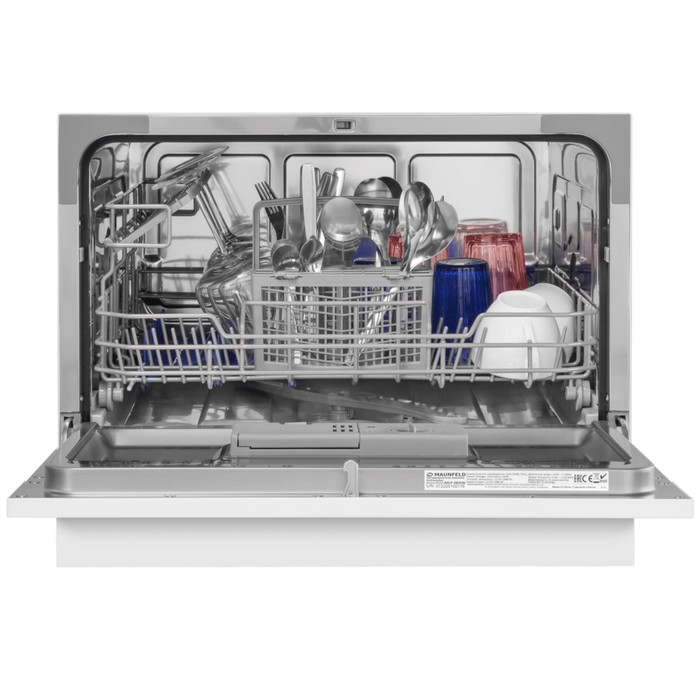 Посудомоечная машина MAUNFELD MLP-06DW, класс А+, 6 комплектов, 6 программ посудомоечная машина maunfeld mwf08b класс а 9 комплектов 6 программ белая