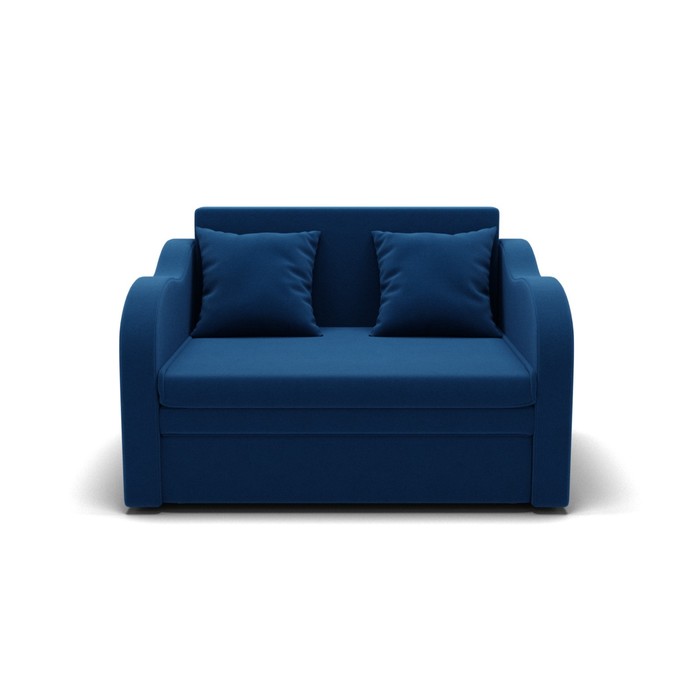 Прямой диван «Бали», механизм выкатной, велюр, цвет галакси лайт 014