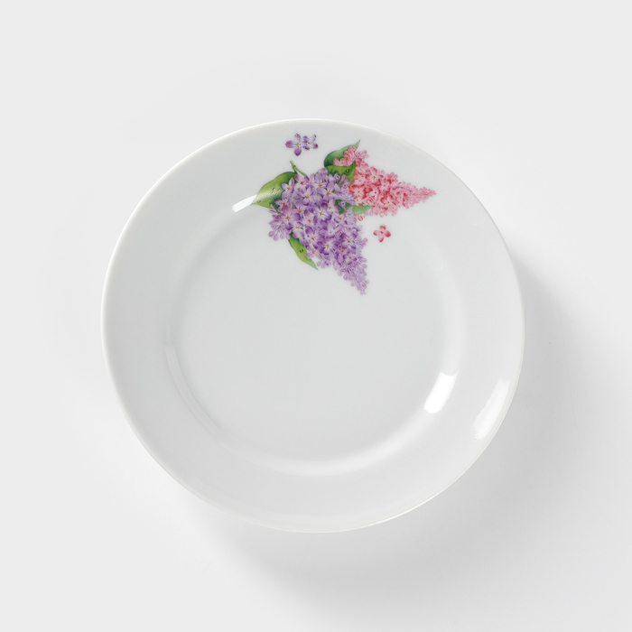 Тарелка мелкая 17 см "Сирень"