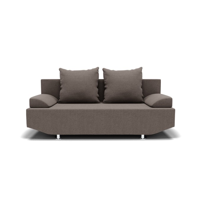 Прямой диван «Сити», механизм еврокнижка, ППУ, велюр, цвет галакси лайт 005
