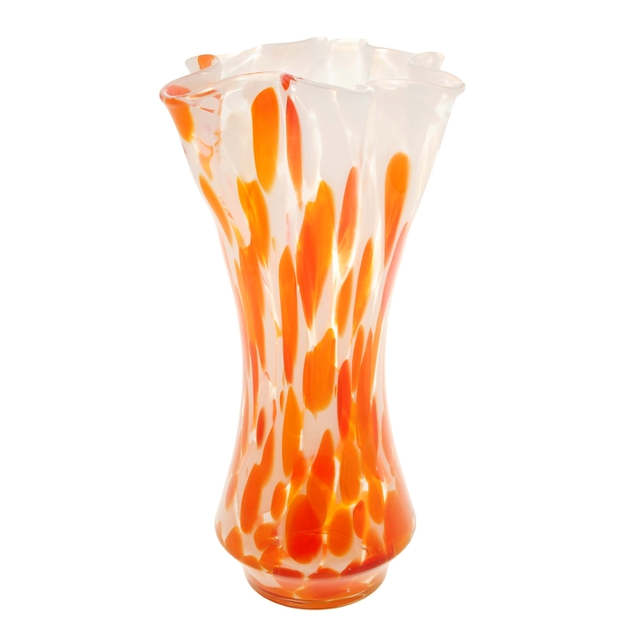 Ваза "Оракул" красно-белая