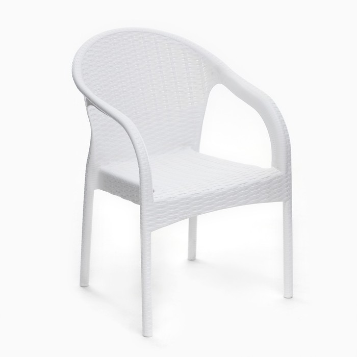 Кресло садовое Феодосия 64 х 58,5 х 84 см, белое