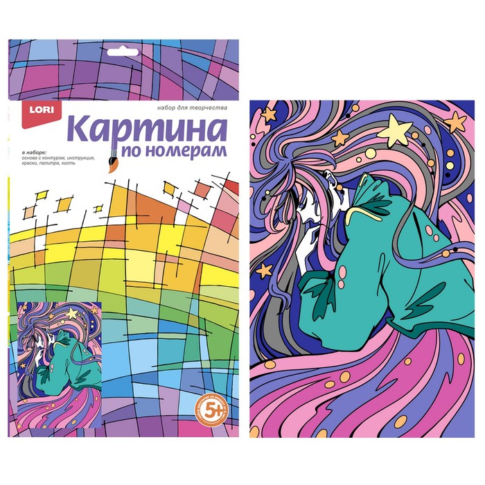 

Картина по номерам для малышей. Аниме «Красивые сны»
