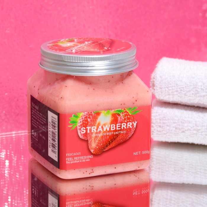 

Крем-Скраб для тела обновляющий с клубникой 500 мл