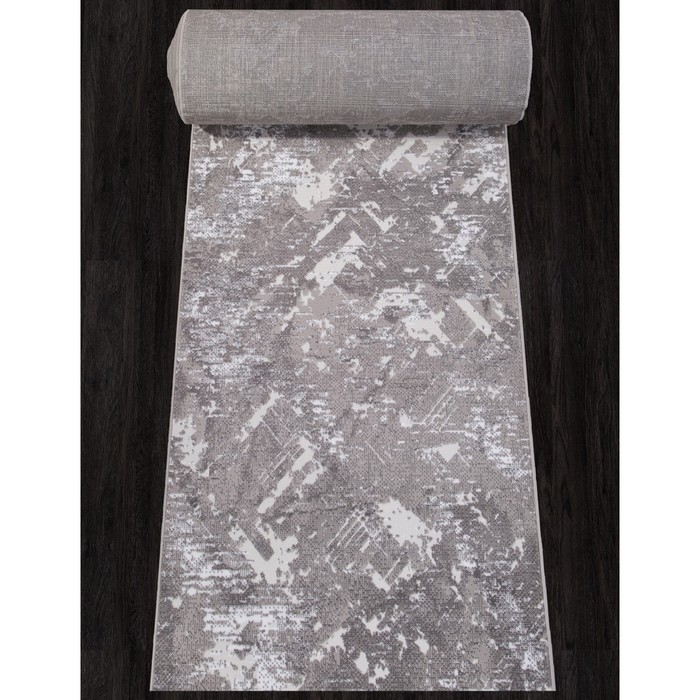 

Ковровая дорожка Richi 8134, размер 80х2500 см, цвет gray