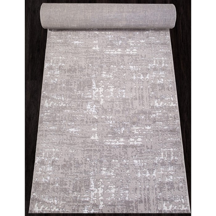 

Ковровая дорожка Richi 8667, размер 100х2500 см, цвет gray-cream