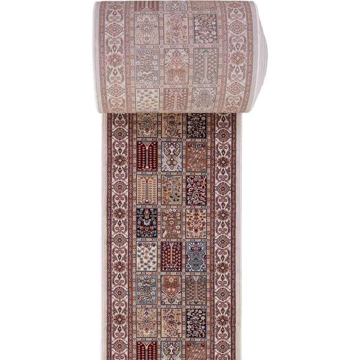 

Ковровая дорожка Shahreza d204, размер 80х2500 см, цвет cream