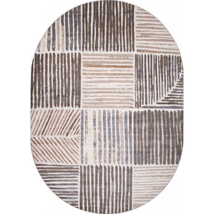 

Ковёр овальный Tornado F043, размер 150х300 см, цвет beige