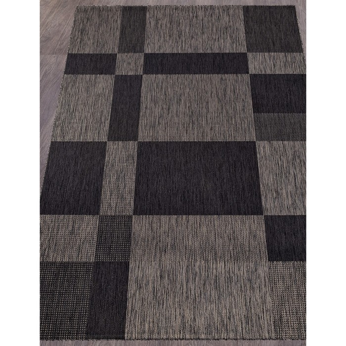 

Ковёр прямоугольный Vegas S005, размер 160х230 см, цвет d.gray-black