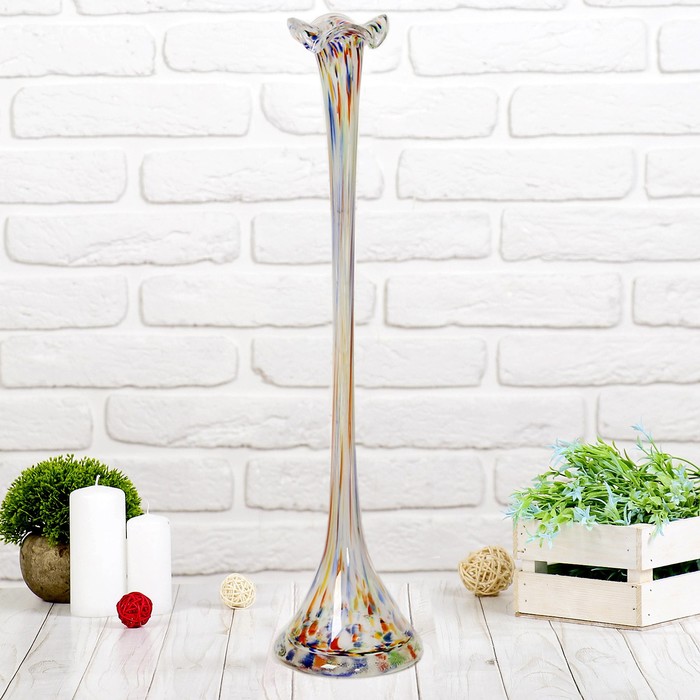 Ваза "Сияние" разноцветная