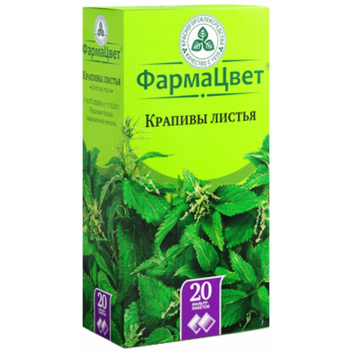 

Крапивы листья 1,5 г ф/п №20