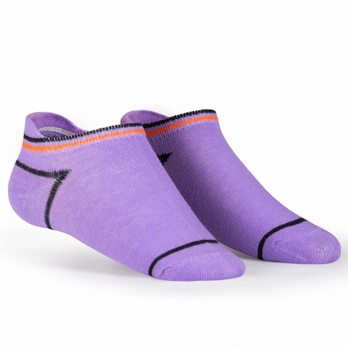 Носки для мальчиков, размер 14-16, цвет чёрный, фиолетовый