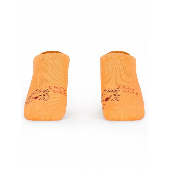 Носки для девочек, размер 16-18, цвет оранжевый, янтарный