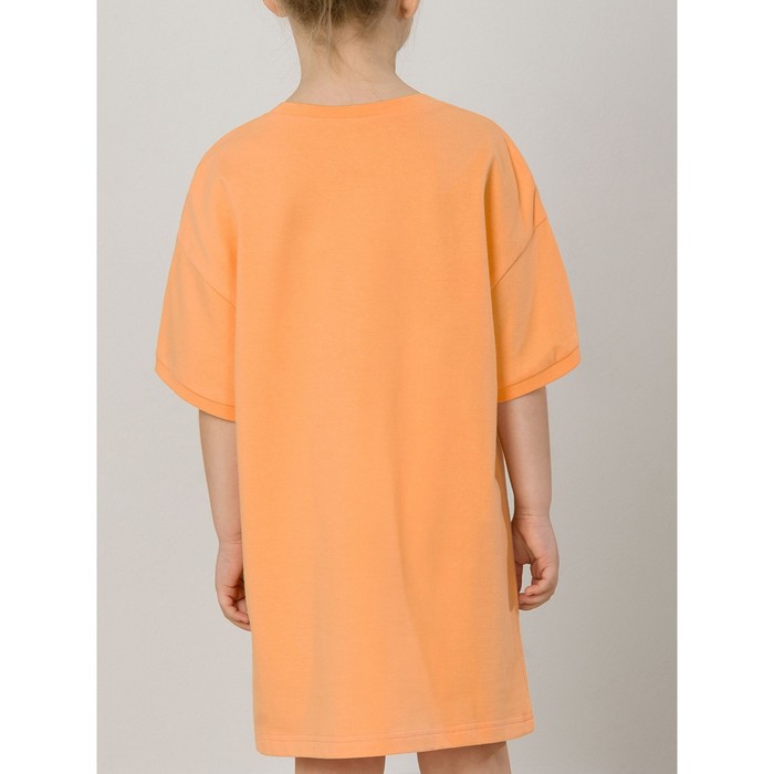 Ночная сорочка для девочек, рост 92 см, цвет оранжевый