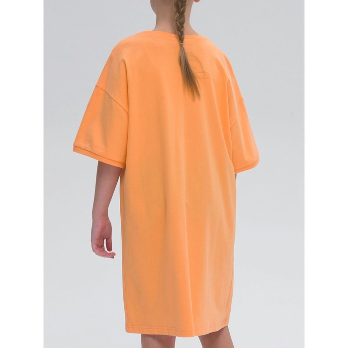 Ночная сорочка для девочек, рост 152 см, цвет оранжевый