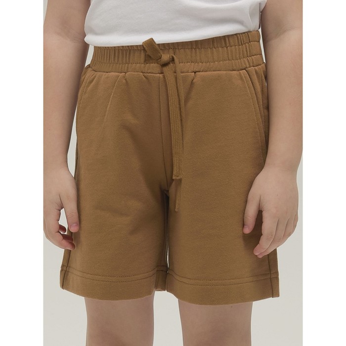 Шорты для девочек, рост 104 см, цвет коричневый шорты для девочек рост 104 см цвет лазурный