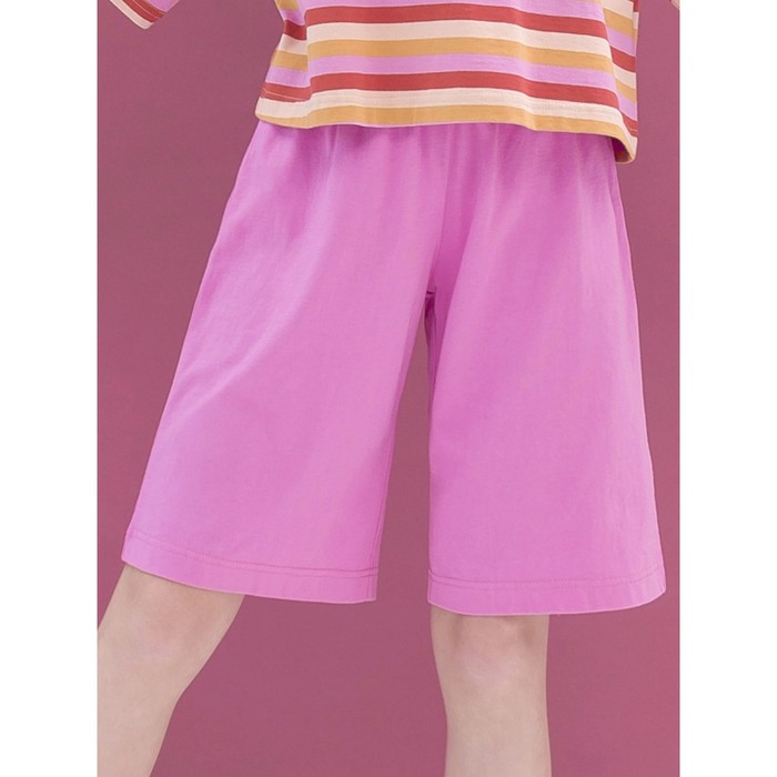 Шорты для девочек, рост 140 см, цвет розовый шорты для девочек рост 140 см цвет розовый