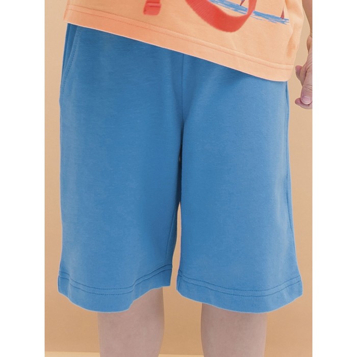 Шорты для мальчика, рост 104 см, цвет голубой шорты для мальчика рост 104 см цвет изумрудный
