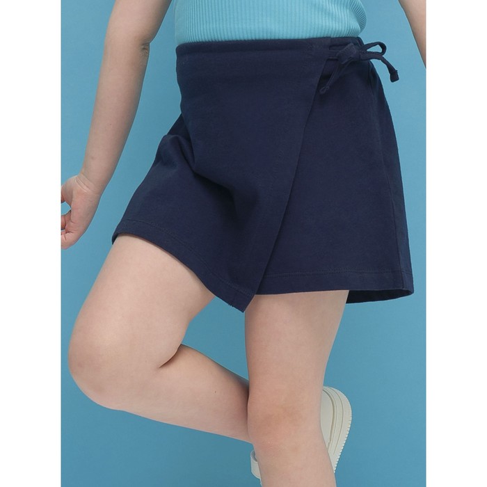 Юбка для девочек, рост 110 см, цвет тёмно-синий юбка для девочек рост 86 см цвет тёмно синий