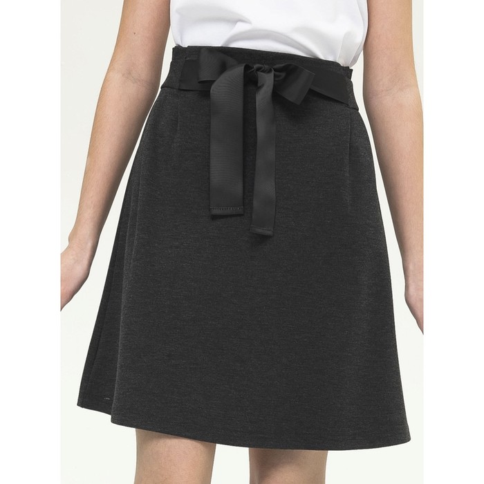 Юбка для девочек, рост 116 см, цвет тёмно-серый юбка для девочек рост 116 см цвет лазурный