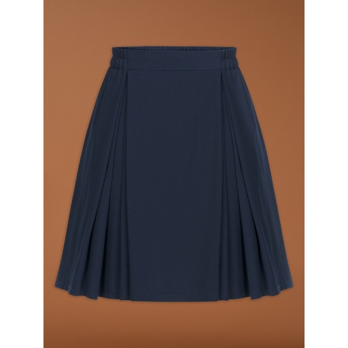 Юбка для девочек, рост 152 см, цвет тёмно-синий юбка для девочек рост 110 см цвет тёмно синий