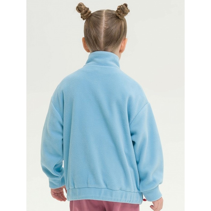 Куртка для девочек, рост 110 см, цвет голубой