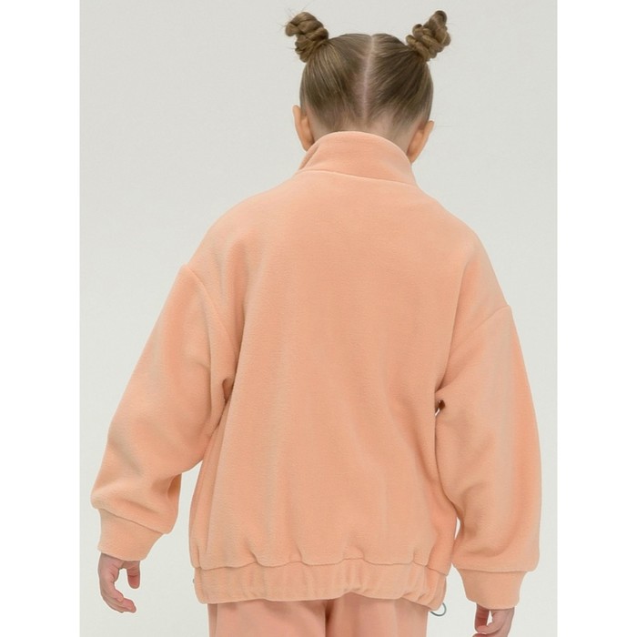 Куртка для девочек, рост 110 см, цвет персиковый