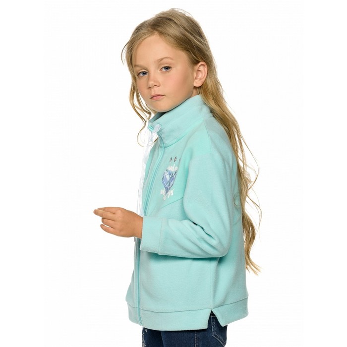 Куртка для девочек, рост 86 см, цвет лазурный