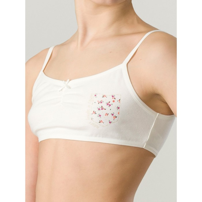 

Майка для девочек, рост 116 см, цвет белый