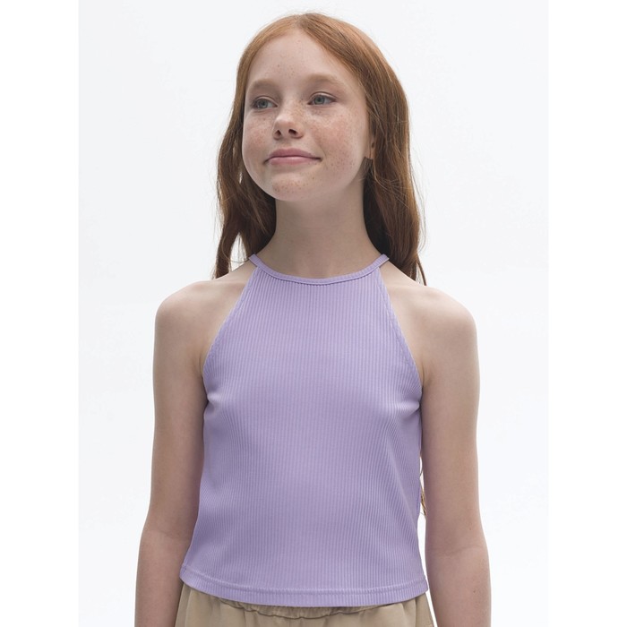 Майка для девочек, рост 116 см, цвет лаванда футболка для девочек рост 116 см цвет лаванда
