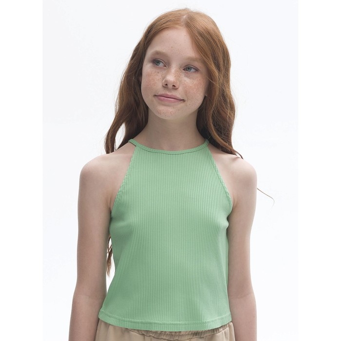 Майка для девочек, рост 116 см, цвет яблочный футболка для девочек рост 128 см цвет яблочный