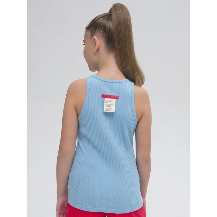 платье для девочек рост 152 см цвет голубой Майка для девочек, рост 152 см, цвет голубой