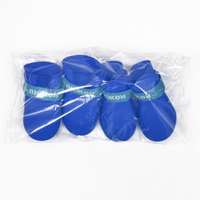 Сапоги резиновые Пижон, набор 4 шт., р-р М (подошва 5 Х 4 см), синие