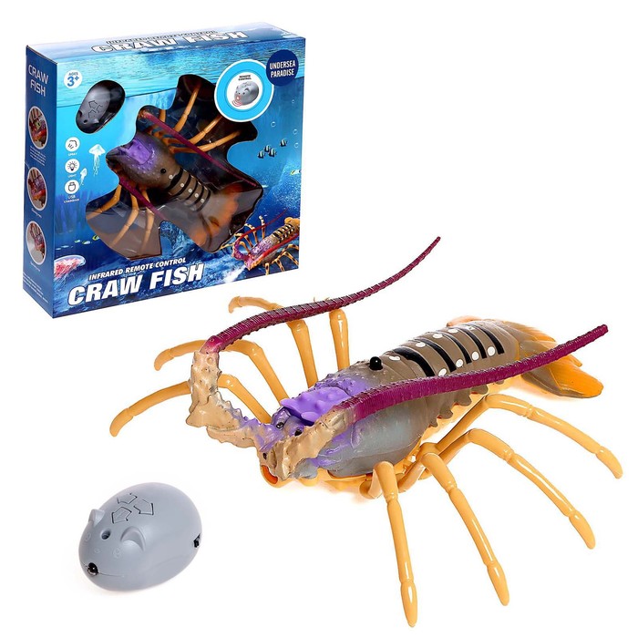 

Омар радиоуправляемый Craw Fish, световые эффекты