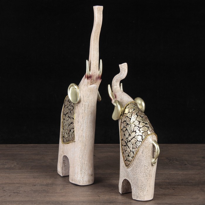 Сувенир "Слоны песочные", в наборе 2 шт