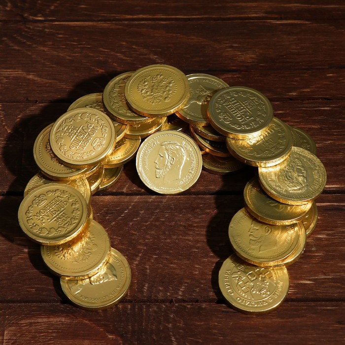 Шоколадные монеты в банке «Старинные монеты», 6 г позолоченный африканский дикий слон замбия квача сувениры животные монеты медаль коллекционный вызов монеты подарок challenger