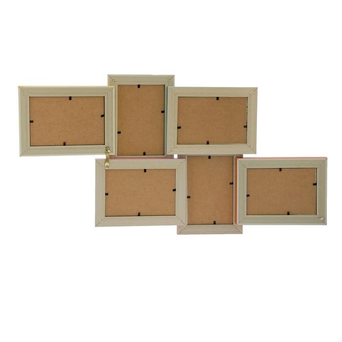 Фоторамка на 6 фото 10х15 см "Цветной калейдоскоп"