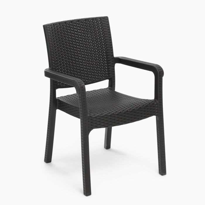 Кресло садовое Мацеста, 57,5 х 58 х 86,5 см, коричневое шафран кресло садовое феодосия 64 х 58 5 х 84 см белое