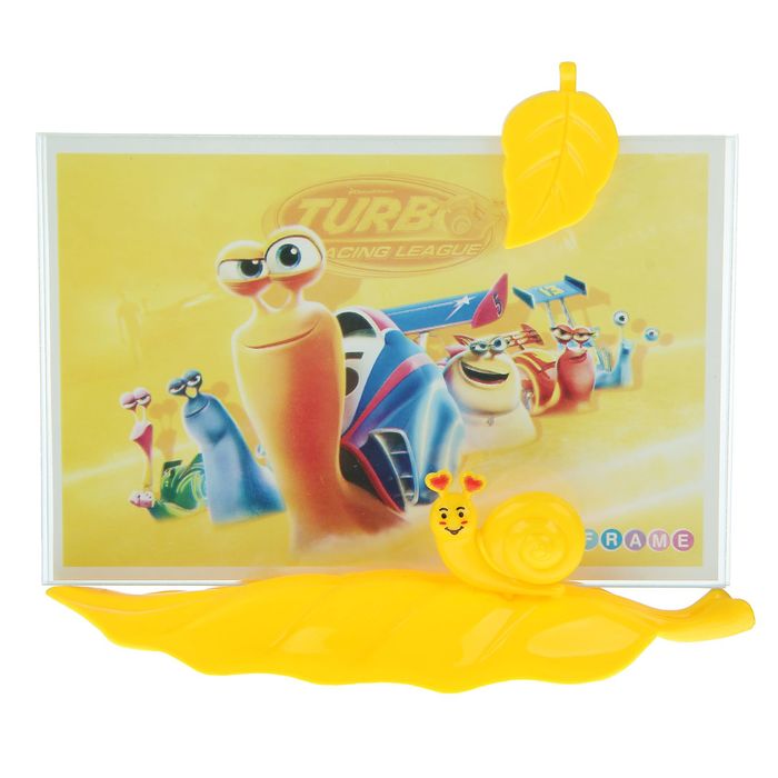 Фоторамка "Лягушки и улитки на листике" 9х13 см, МИКС