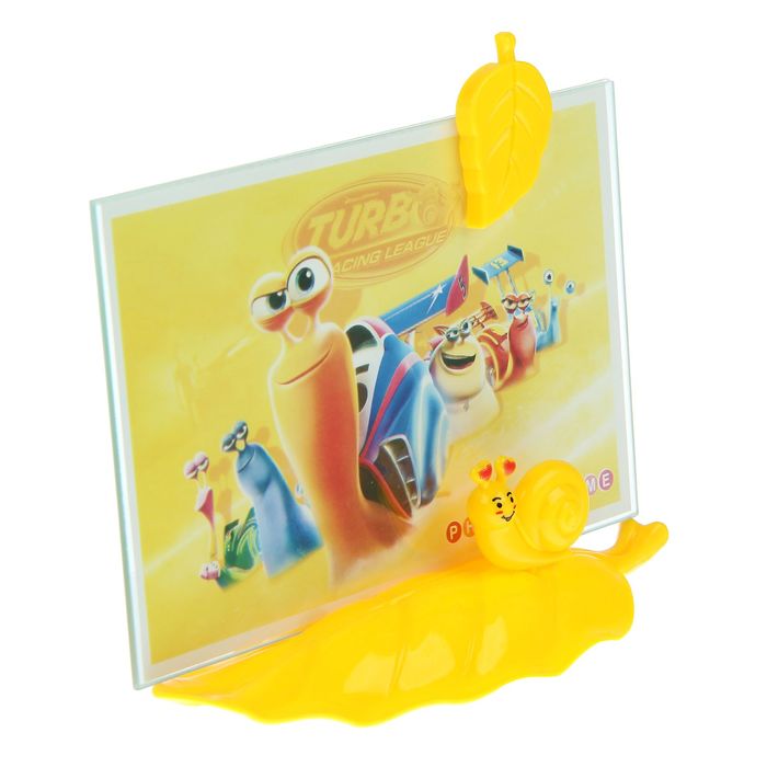 Фоторамка "Лягушки и улитки на листике" 9х13 см, МИКС