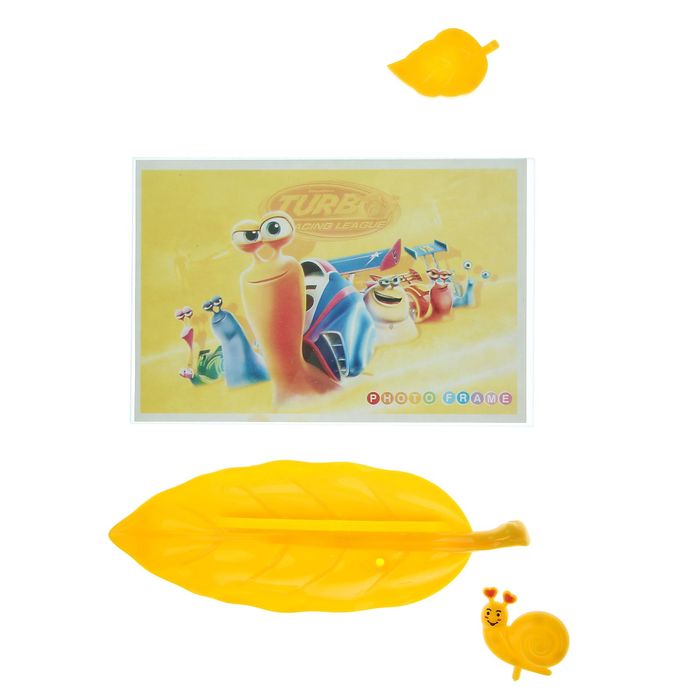 Фоторамка "Лягушки и улитки на листике" 9х13 см, МИКС