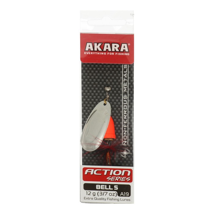 

Блесна вращающаяся Akara Action Series Bell 5, 12 г, цвет A19