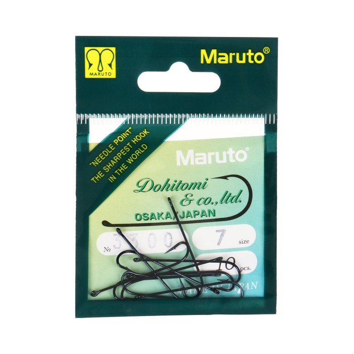 

Крючки универсальные Maruto 3300, цвет Blue, № 7, 10 шт.