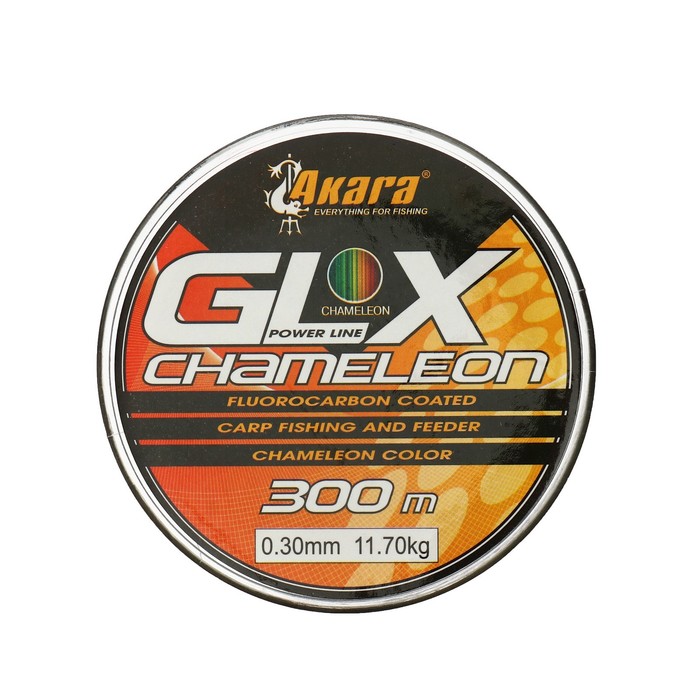 

Леска Akara GLX Chameleon Power Line, диаметр 0.3 мм, тест 11.7 кг, 300 м
