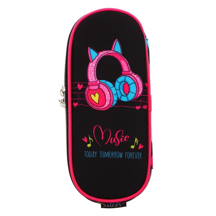 

Пенал мягкий, 1 отделение, объемный, 80 х 210 х 50 мм, deVENTE, Love Music